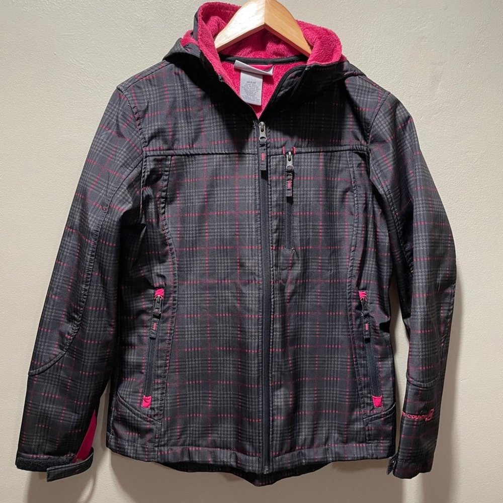 {Free Country} Plaid Fur Lined Hooded Jacket - Picture 2 of 9